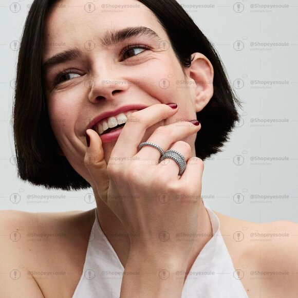 Pandora Pink Eternity Circle Dangle Charm - Picture 6 of 6